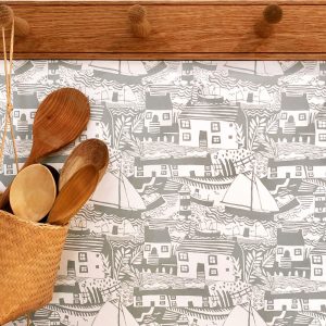 Harbour Duckegg Wallpaper