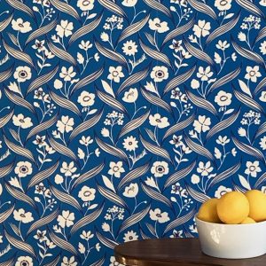 Imogen Denim Wallpaper