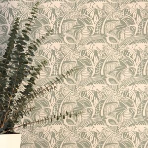 Woodland Duckegg Wallpaper