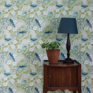 Birdsong Jade Wallpaper