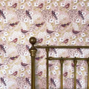 Birdsong Rose Wallpaper