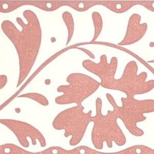 Wild Mallow Border/ Pink ( sample )