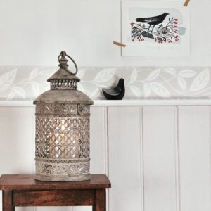 Leaf Trail Border / Mist