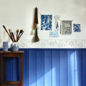 Wild Mallow Border / Mist