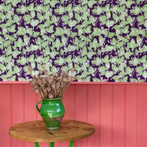 Honeysuckle Ombré Wallpaper