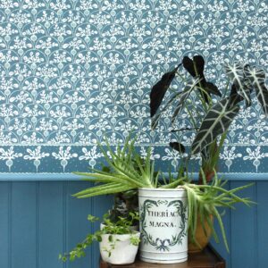 Radish Nordic Blue Wallpaper