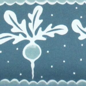 Radish Border / Nordic Blue ( sample )