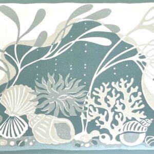 Rockpools Border / Teal