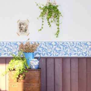 Jasmine Leaf Border / Bluebell