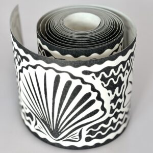 Shells Border / Charcoal