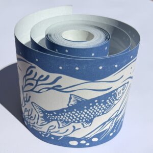 Fish Border / Blue